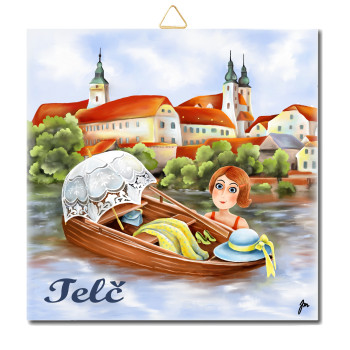 Telč castle - name - TV 5 15 x 15 cm