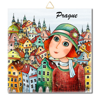 Praha Elsa - název - PV 1 15 x 15 cm