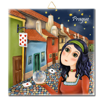 Zlatá ulička - card case - name - PV 15 15 x 15 cm