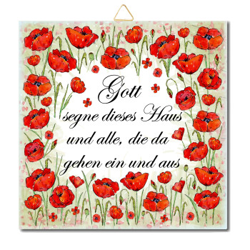 Gott segne dieses Haus - CV 33 15 x 15 cm