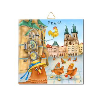 Trip to Prague - title - PM 20 11 x 11 cm